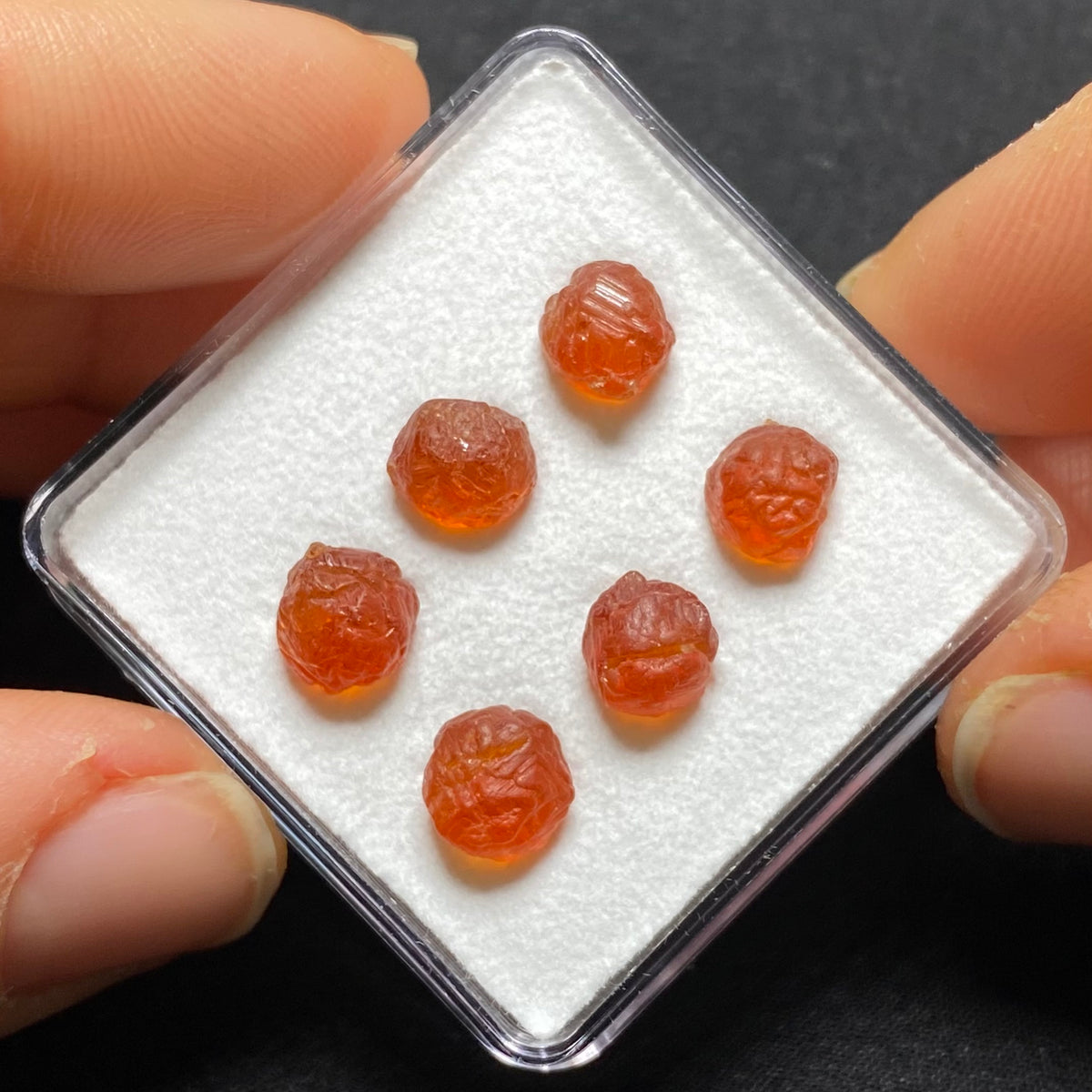 Etched Spessartite Crystals -  Nigeria