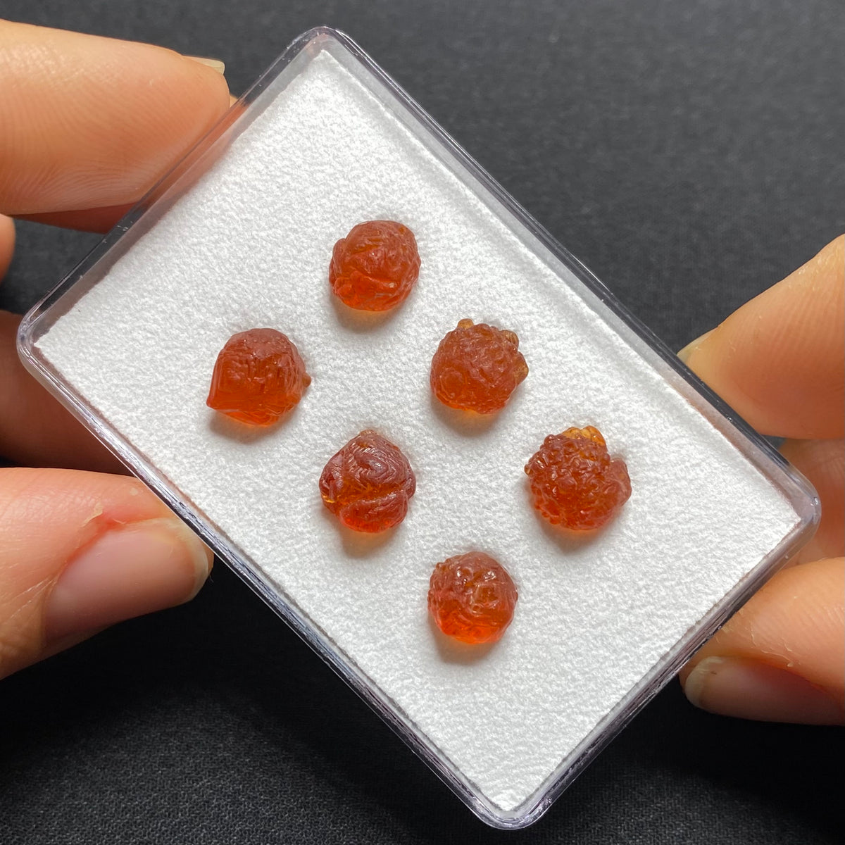 Etched Spessartite Crystals -  Nigeria