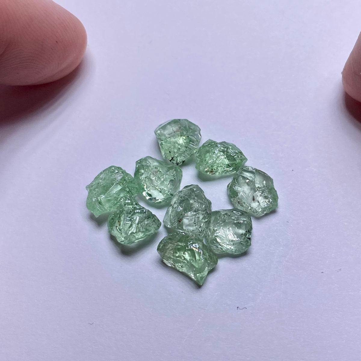 Merelani Mint Garnets