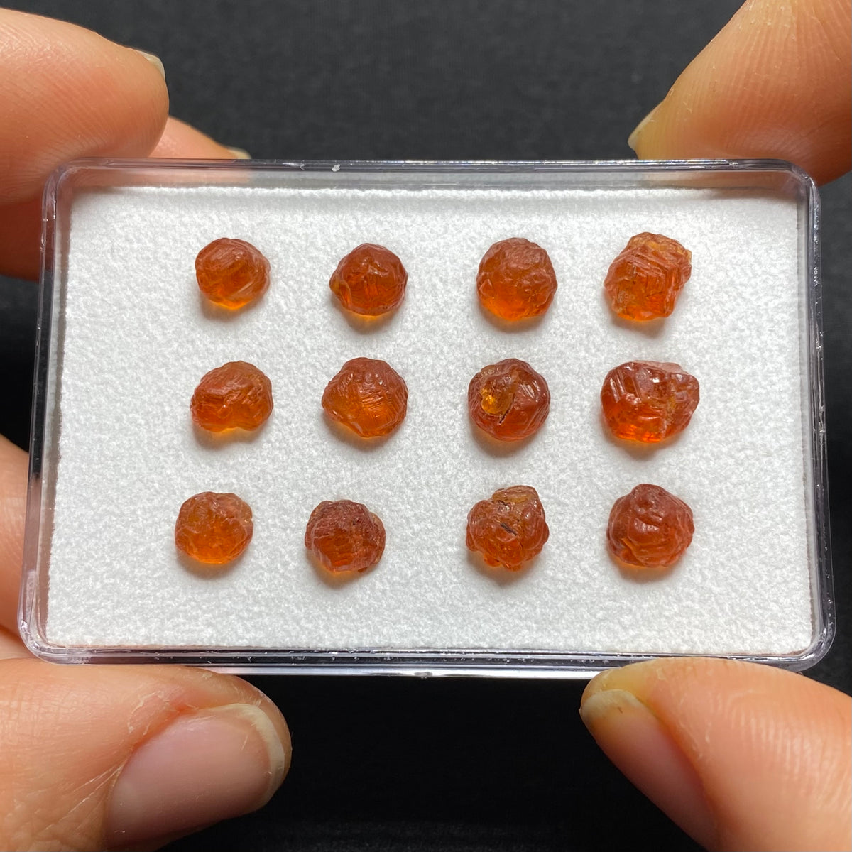 Etched Spessartite Crystals -  Nigeria