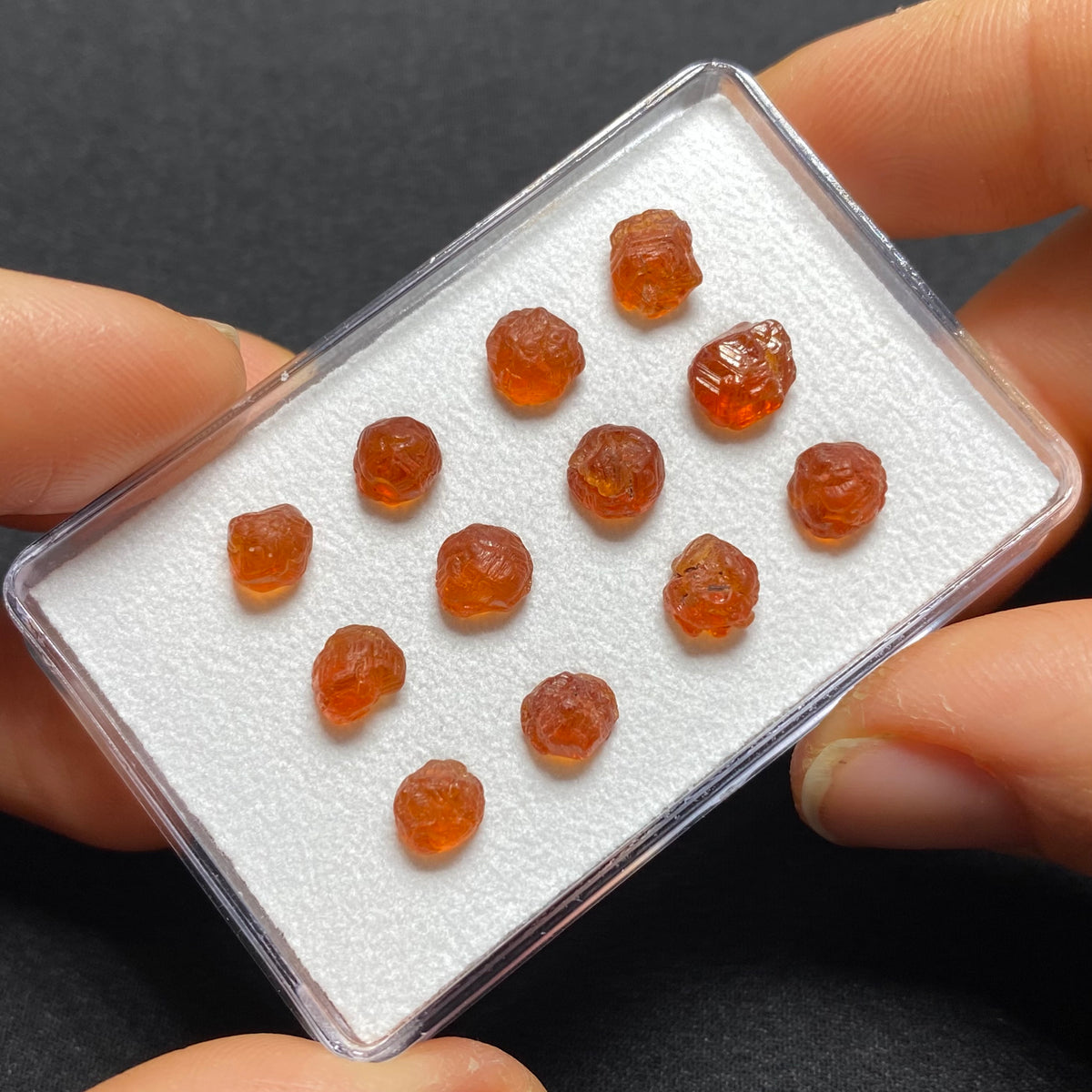 Etched Spessartite Crystals -  Nigeria