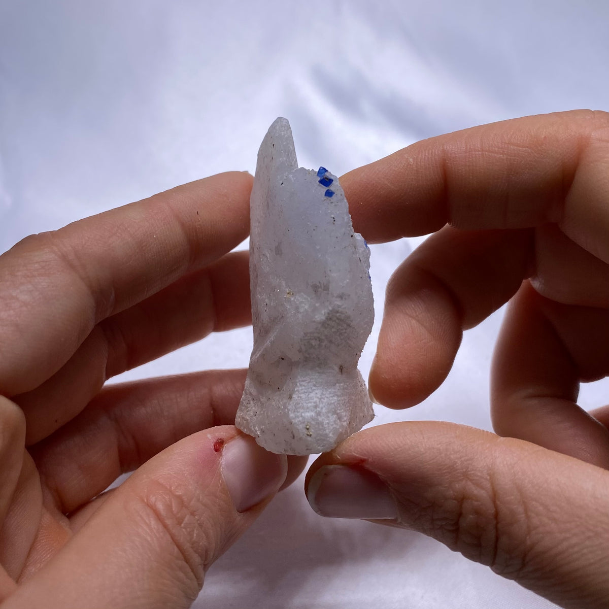 Cobalt Spinel Crystals on Quartz - An phu, Luc Yen, Vietnam