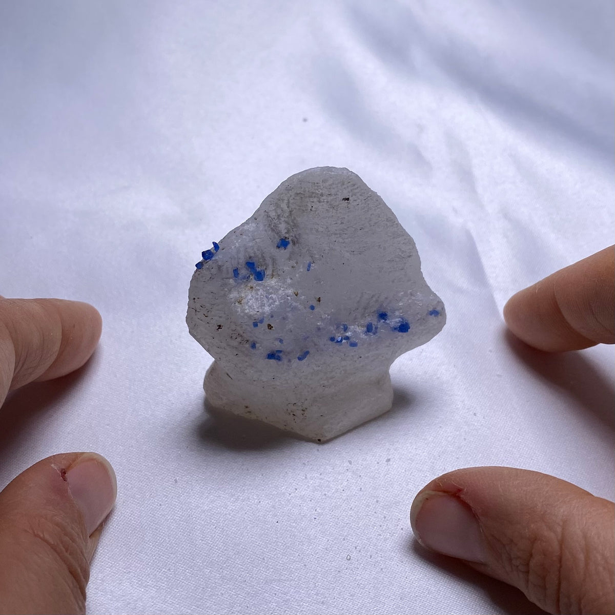 Cobalt Spinel Crystals on Quartz - An phu, Luc Yen, Vietnam