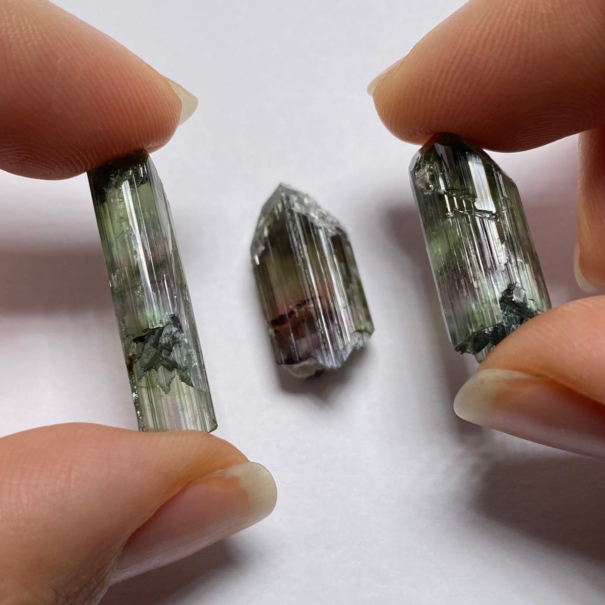 Cat&#39;s Eye Tourmaline Crystals -Brazil