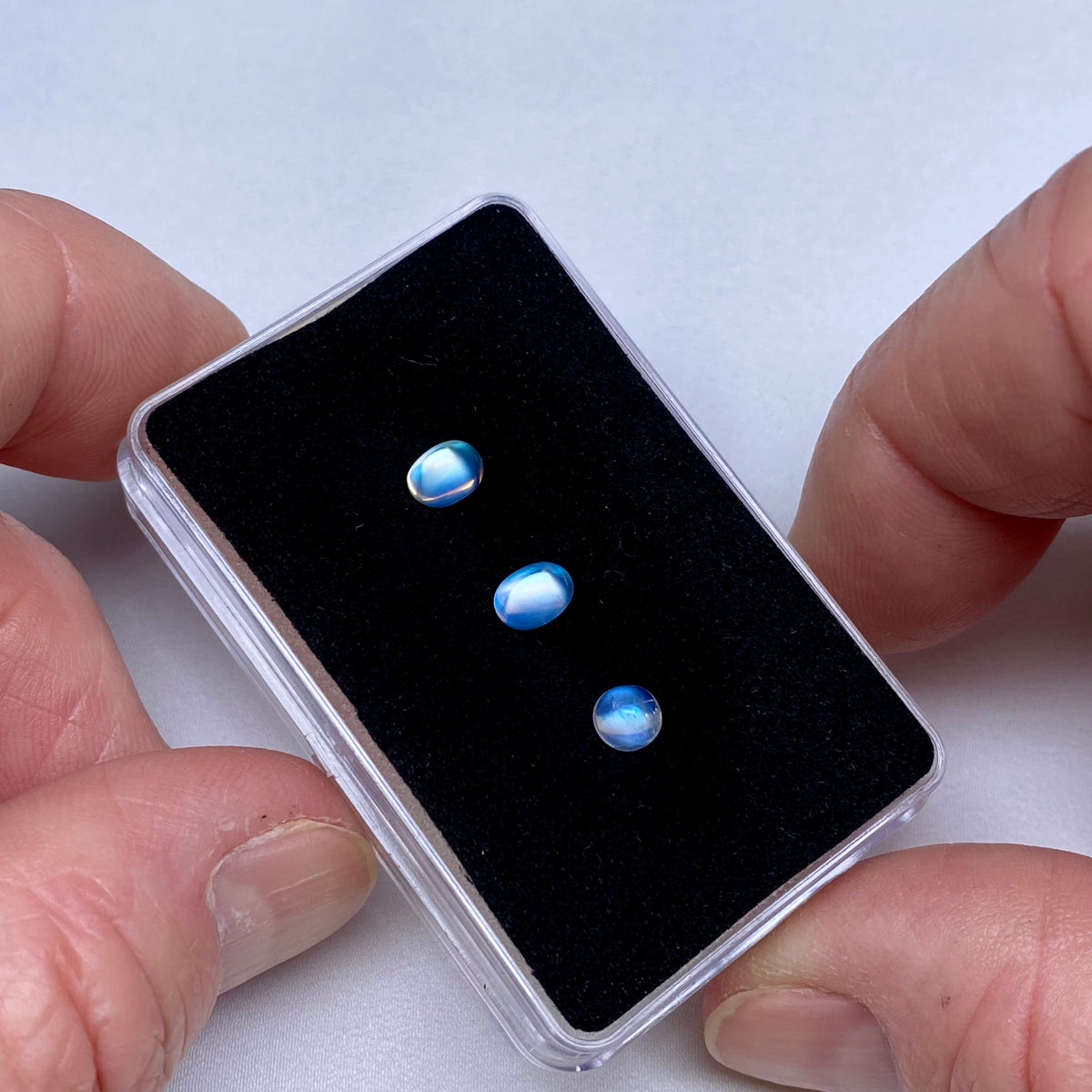 Blue Moonstones - Burma