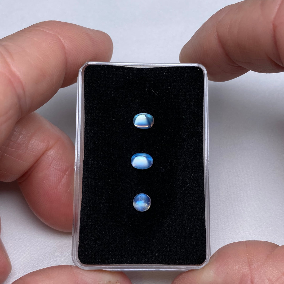 Blue Moonstones - Burma
