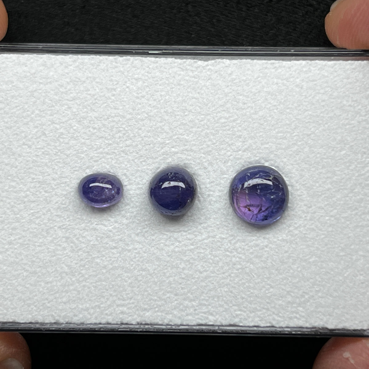 Purple Sapphire Cabochons