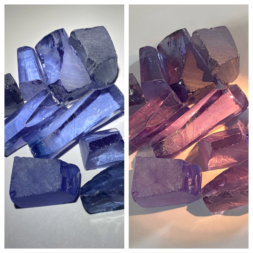 Color Shift CZ #4 Blue to Purple/Pink