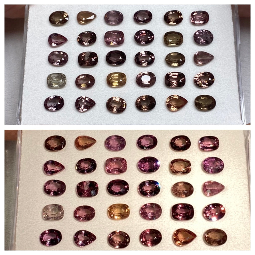 Color Change Garnets - Tanzania