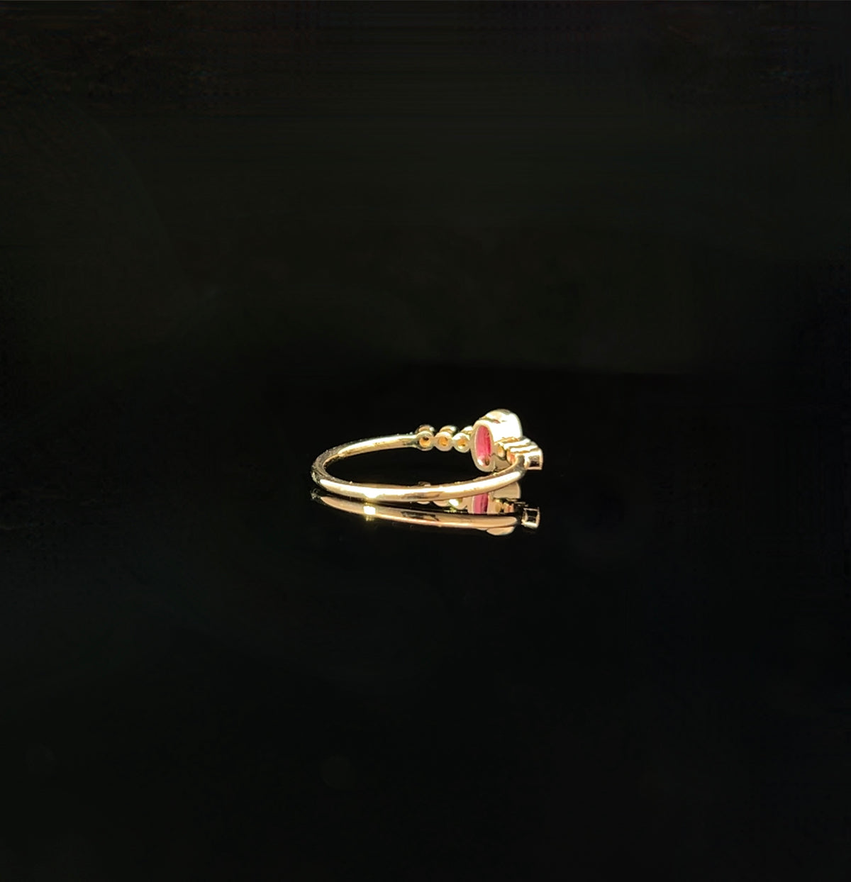 Jedi Spinel 14K Yellow Gold Ring