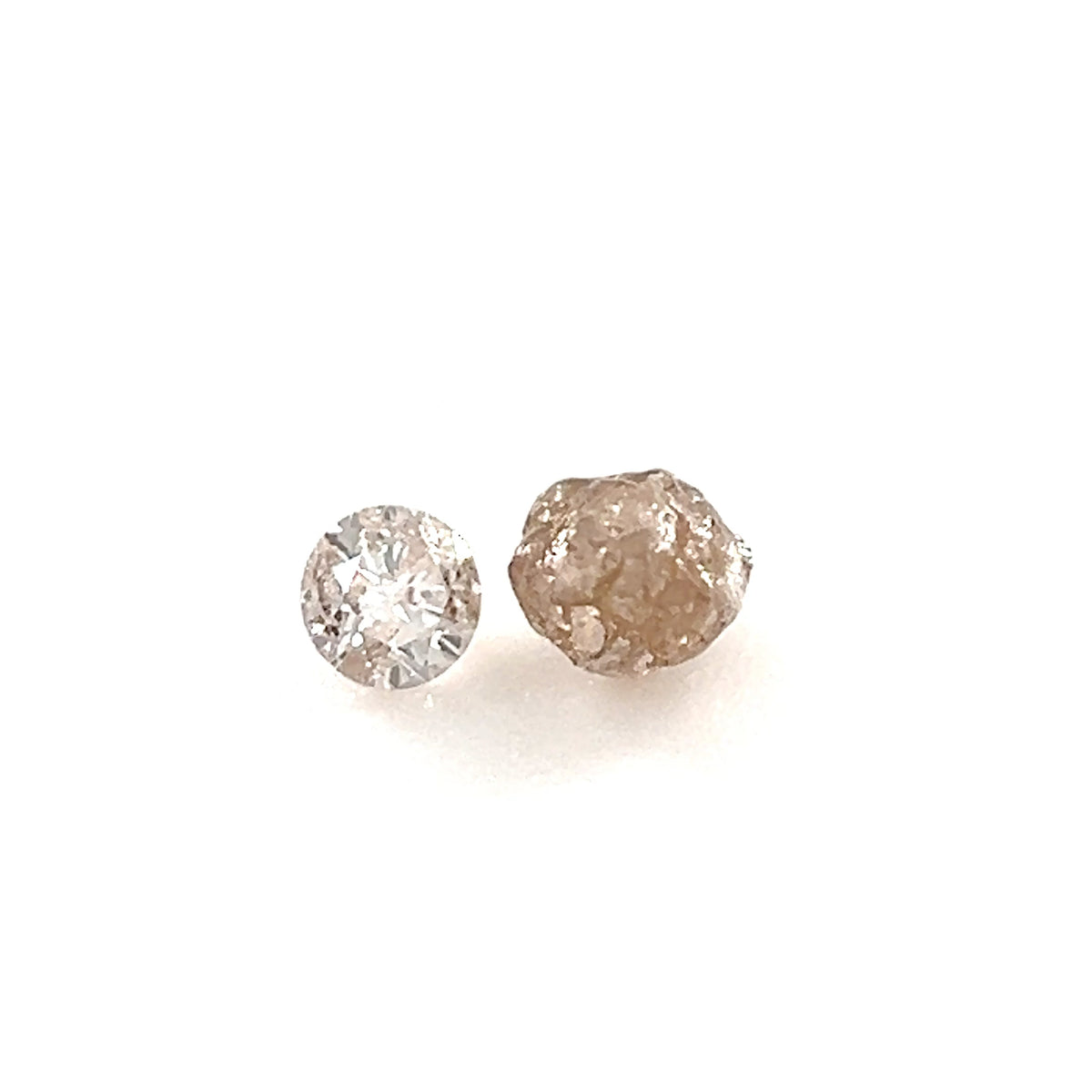 Kelsey Lake Diamond – Colorado (Rough & Cut Pair) USA