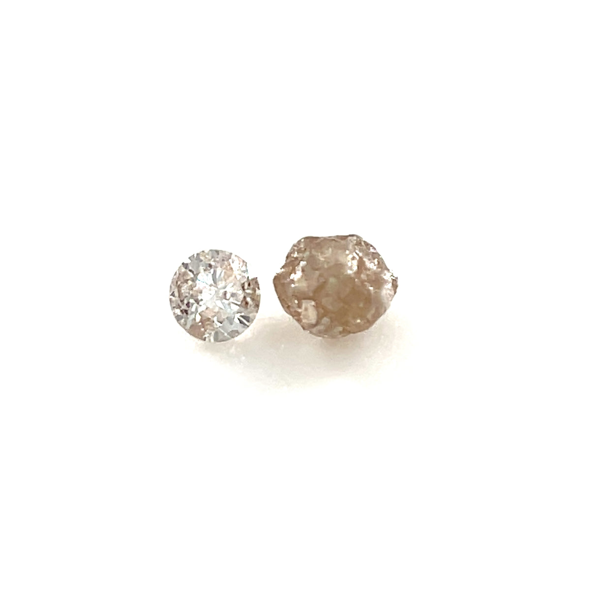 Kelsey Lake Diamond – Colorado (Rough & Cut Pair) USA