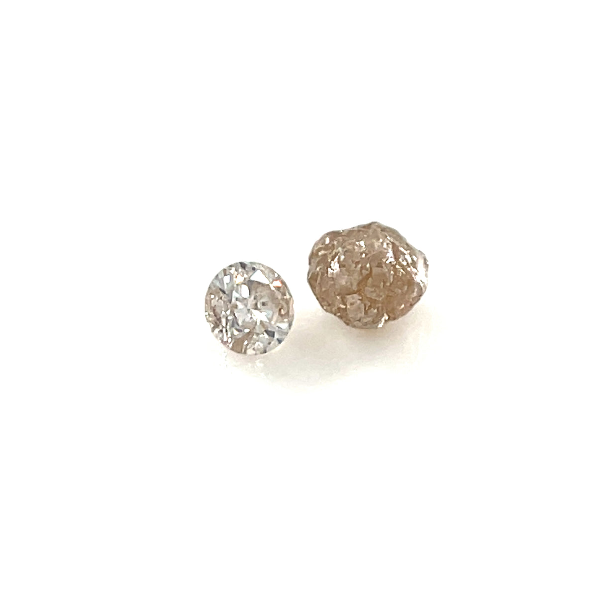 Kelsey Lake Diamond – Colorado (Rough & Cut Pair) USA