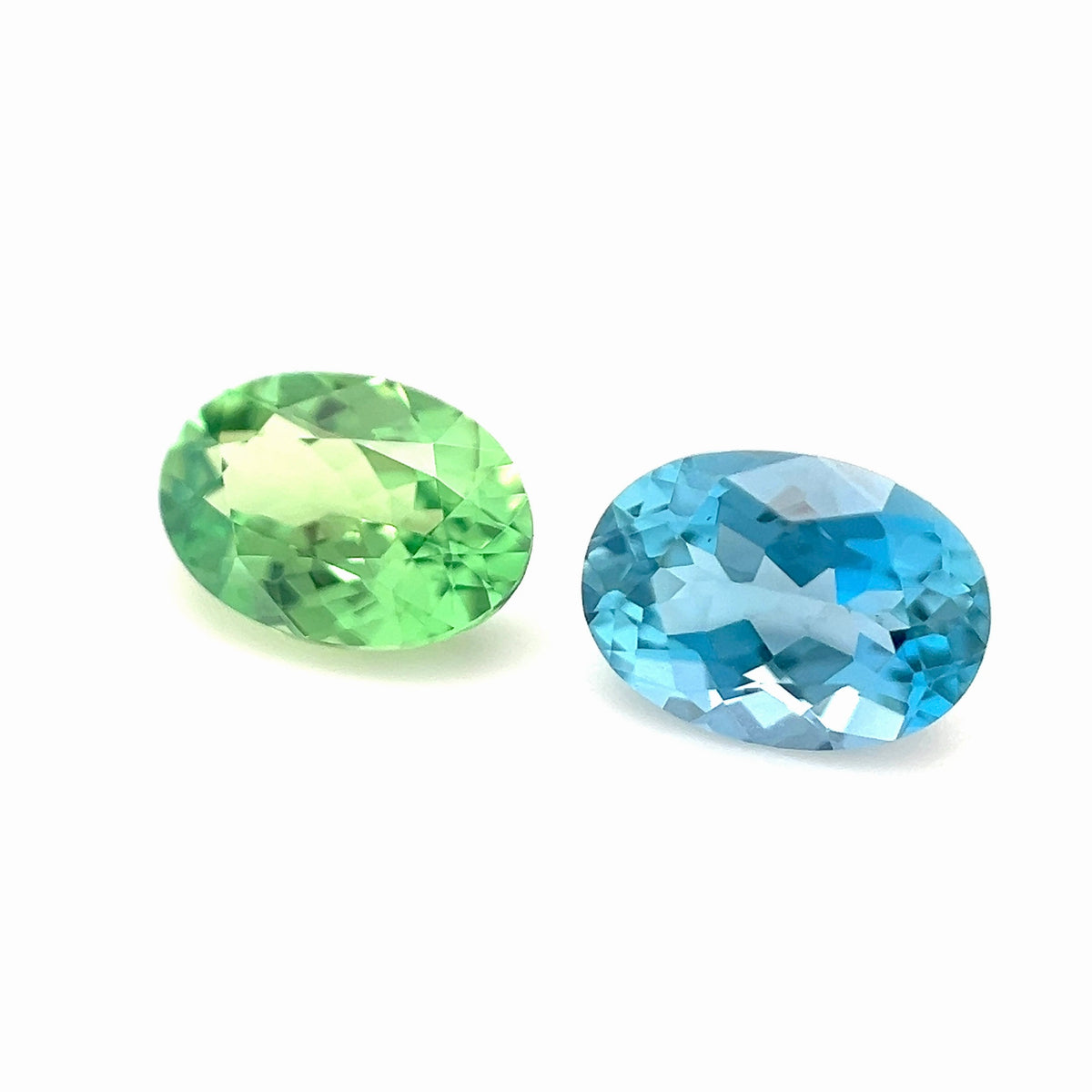 Aquamarine & Tsavorite