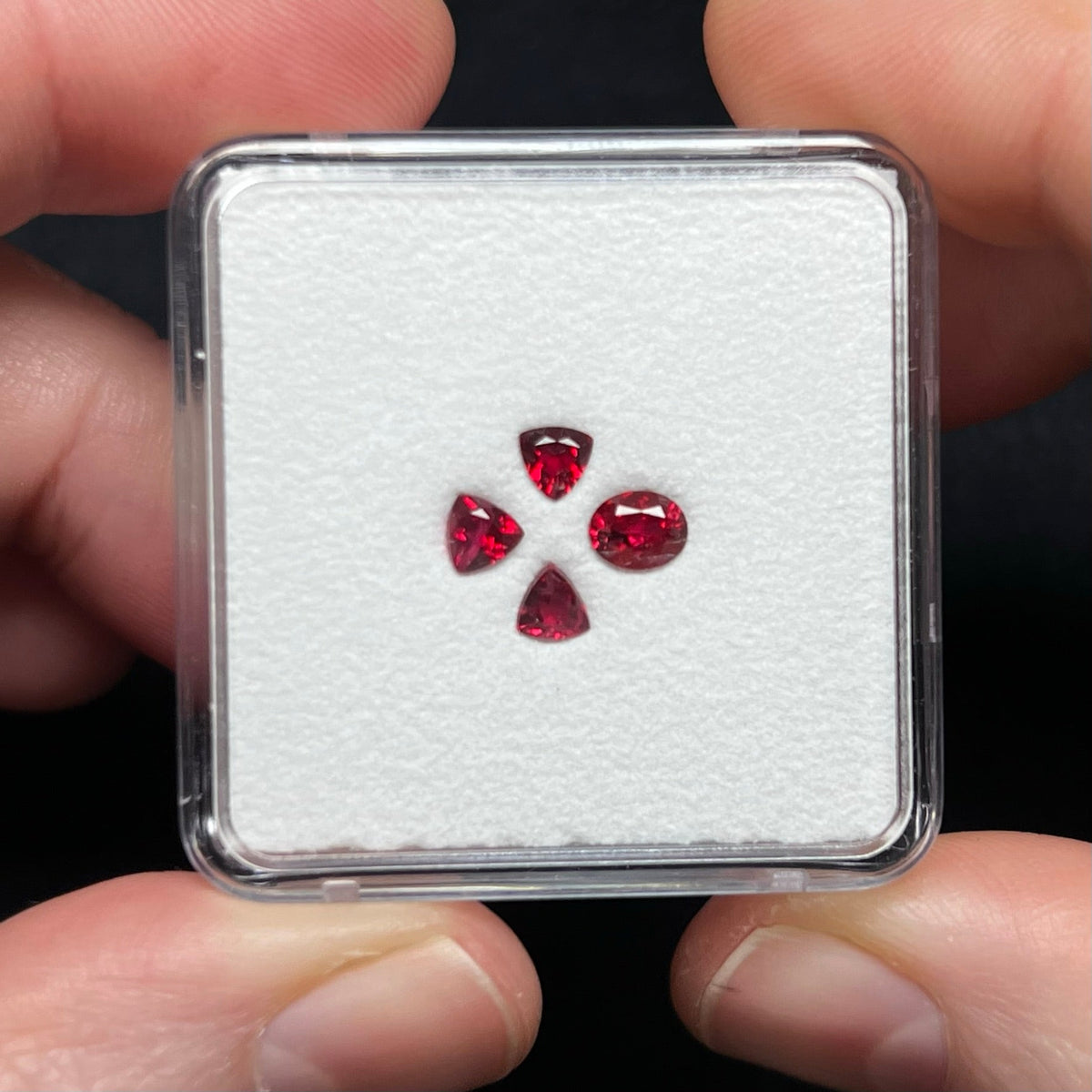 Burmese Red Spinel Cube