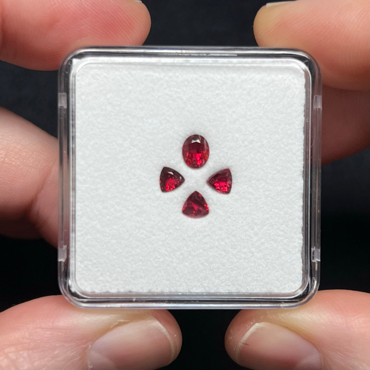 Burmese Red Spinel Cube