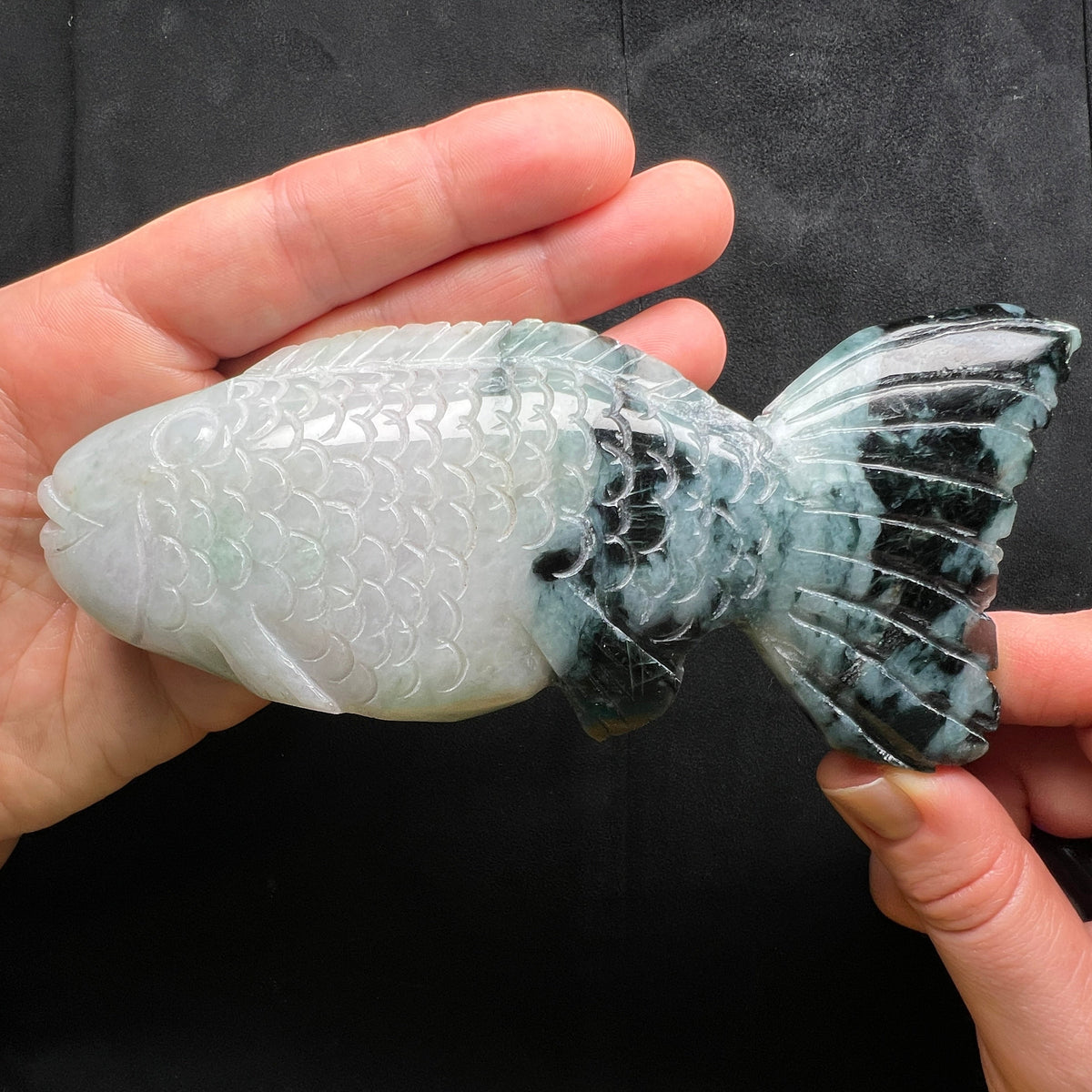 Jadeite Jade Fish Carving