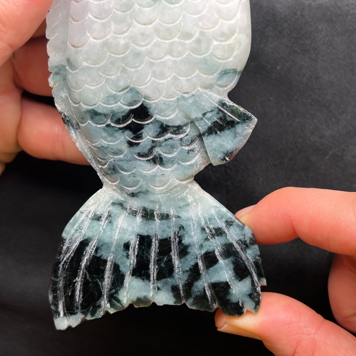 Jadeite Jade Fish Carving