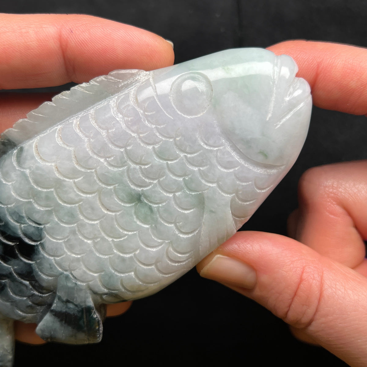 Jadeite Jade Fish Carving
