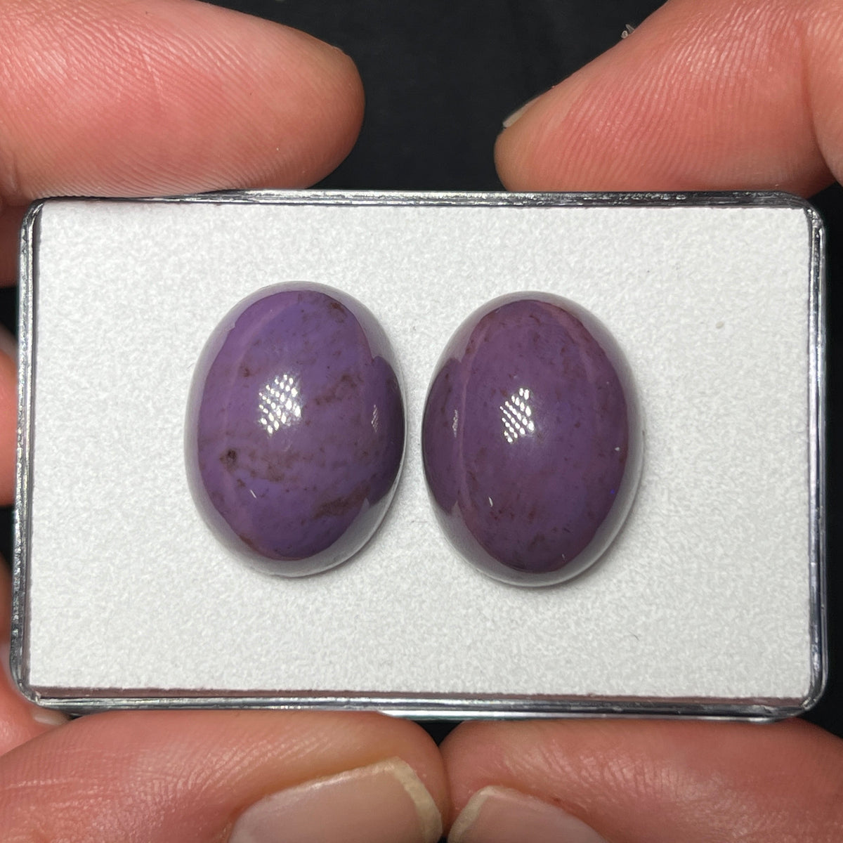 Turkish Purple Jadeite Jade Cabochons
