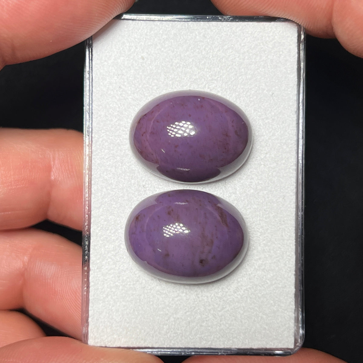 Turkish Purple Jadeite Jade Cabochons