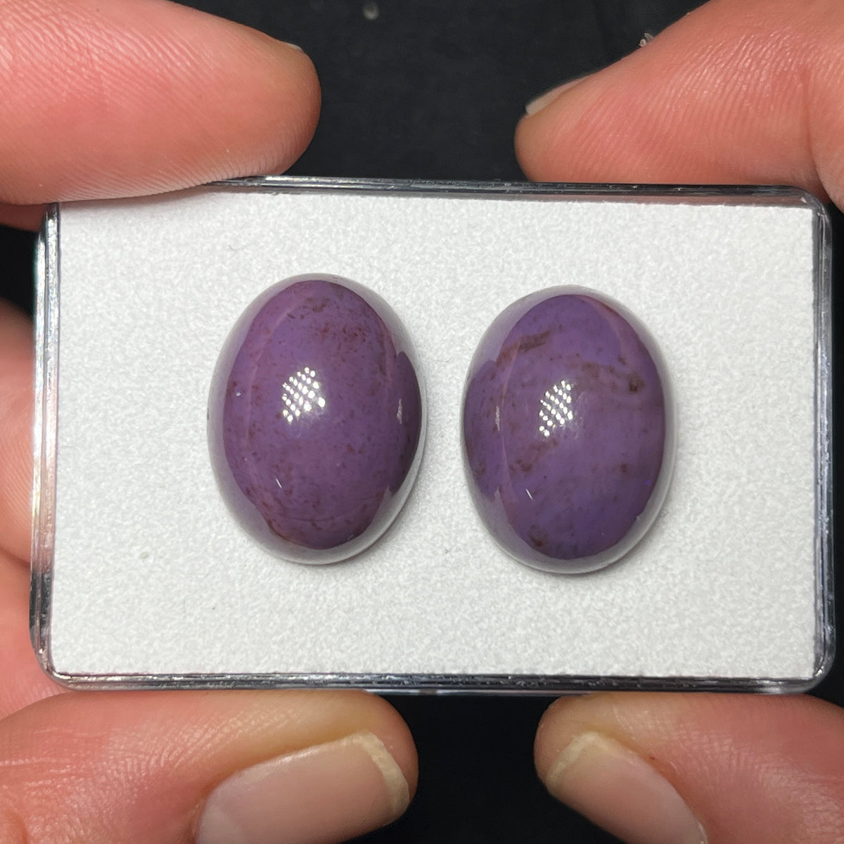 Turkish Purple Jadeite Jade Cabochons