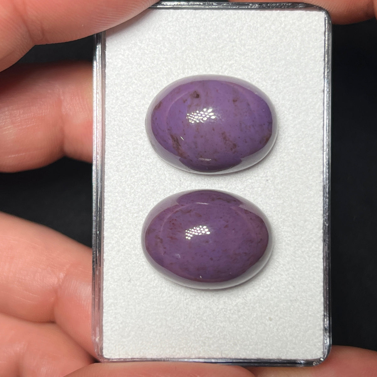 Turkish Purple Jadeite Jade Cabochons