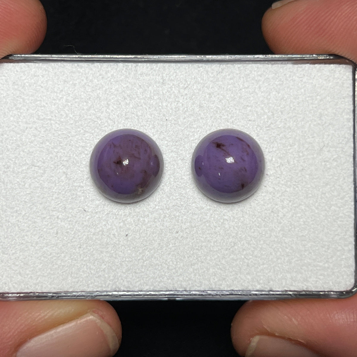 Turkish Purple Jadeite Jade Cabochons