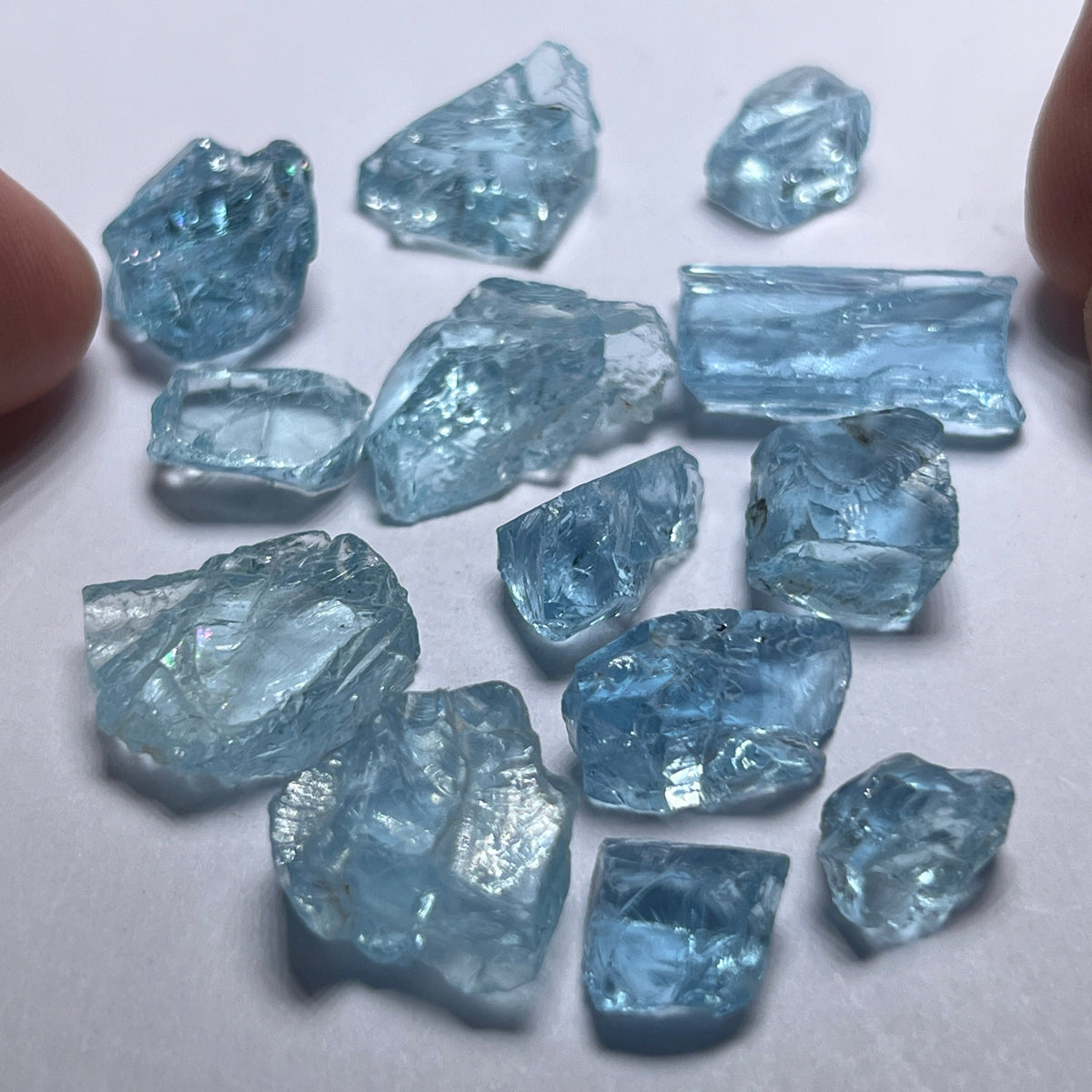 Aquamarine - Stones with Inclusions