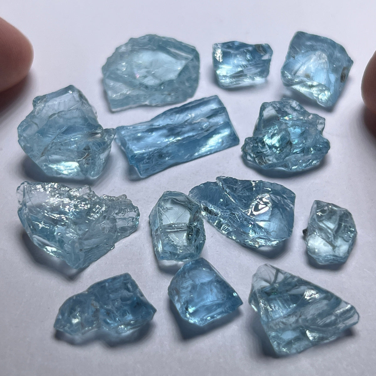 Aquamarine - Stones with Inclusions