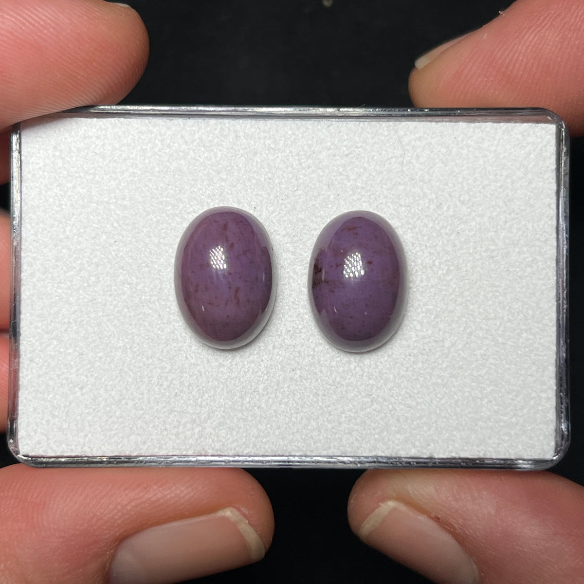 Turkish Purple Jadeite Jade Cabochons