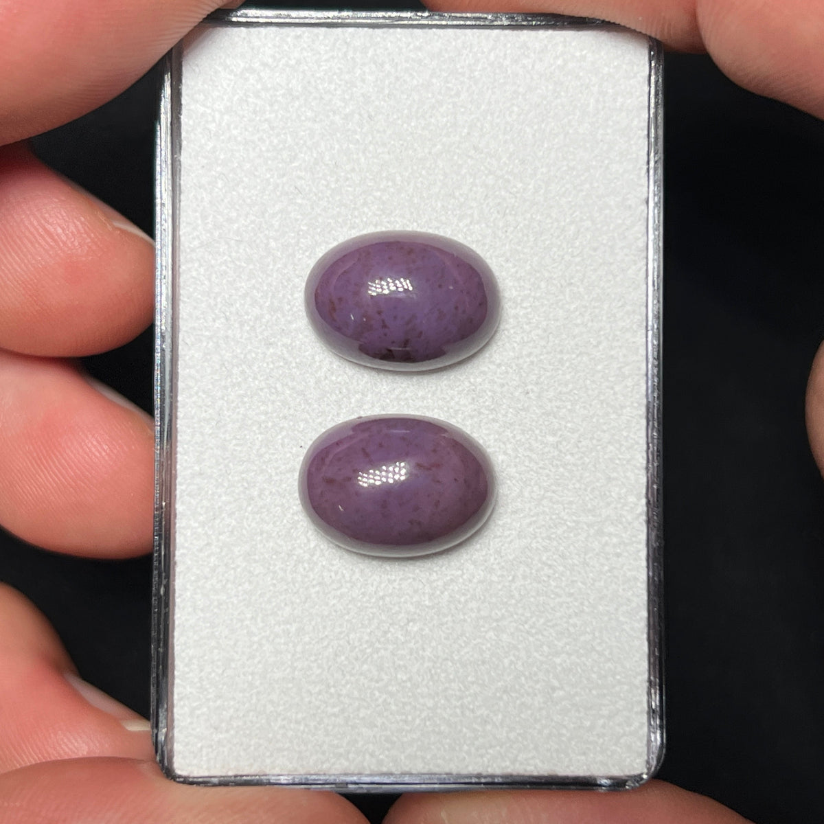 Turkish Purple Jadeite Jade Cabochons