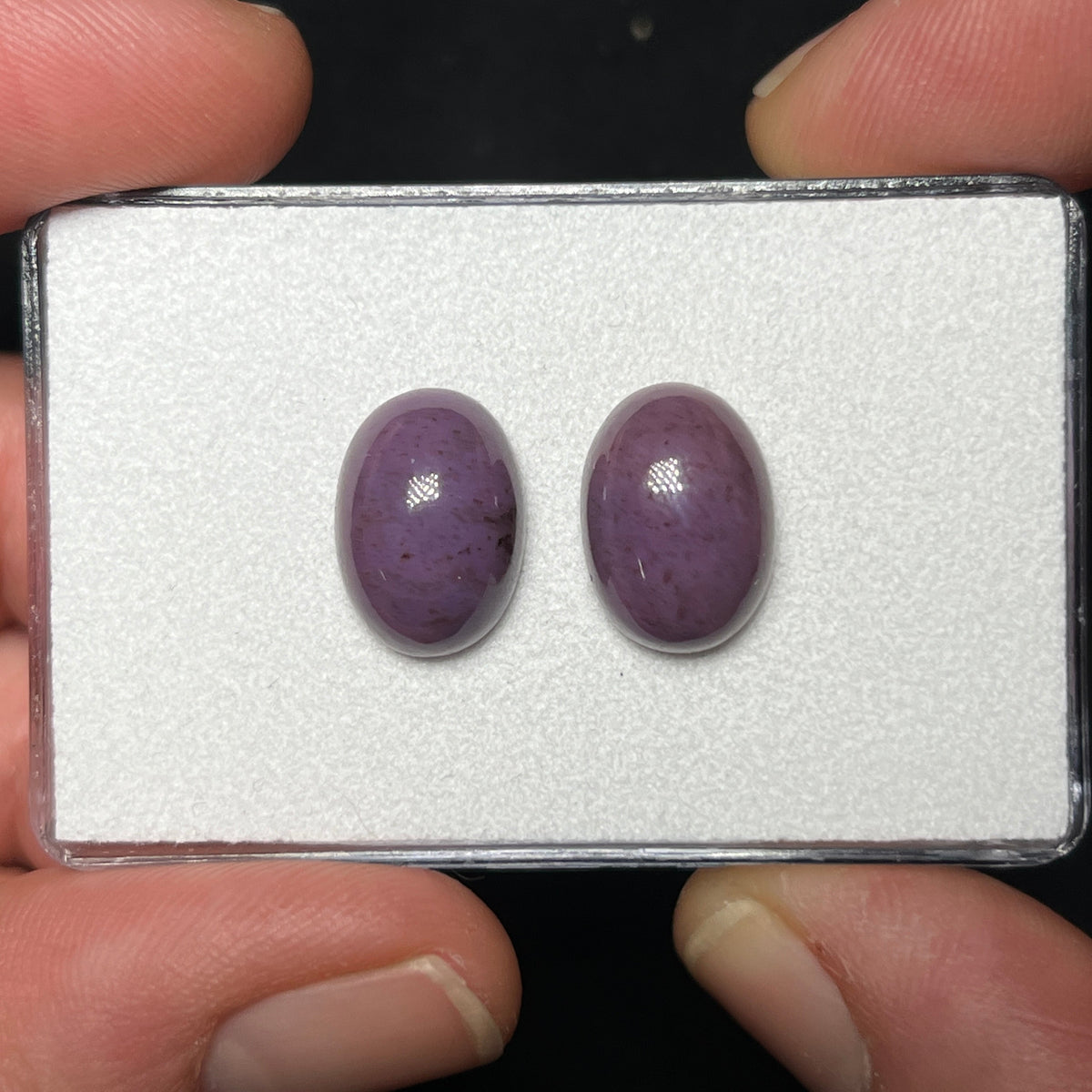 Turkish Purple Jadeite Jade Cabochons