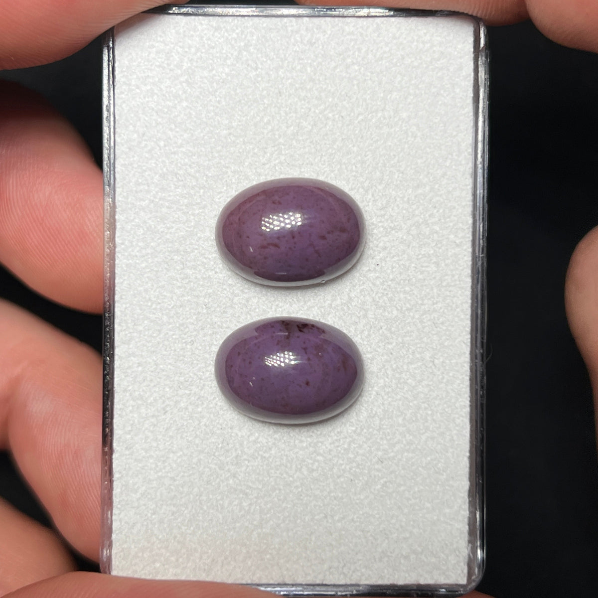 Turkish Purple Jadeite Jade Cabochons