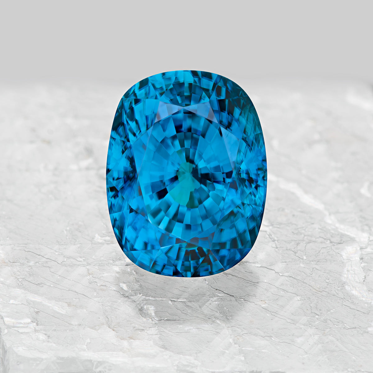 GIA Certified Cambodian Blue Zircon